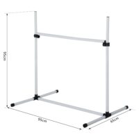 Agility Hürden und Slalom Set mit 4x Hürden