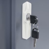 Aktenschrank Boston mit Schiebetüren 90x90x45cm anthrazit