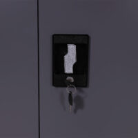 Aktenschrank JAM-H17 Büroschrank abschliessbar 185x90x40cm