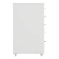 Rollcontainer Kökar Stahl mit 5 Schubladen Weiss