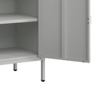 Aktenschrank Hailuoto 80x40x110cm Hellgrau