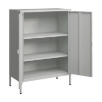 Aktenschrank Hailuoto 80x40x110cm Hellgrau