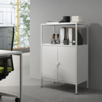 Aktenschrank Hailuoto 70x40x110cm Hellgrau