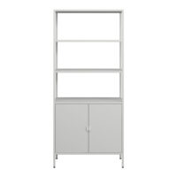 Aktenschrank Hailuoto 80x40x180cm Hellgrau