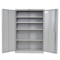 Aktenschrank Valberg 2 Türen 140x92x37cm ~ grau