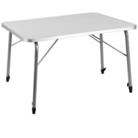 Alu Campingtisch klappbar + höhenverstellbar 80 cm x 60 cm
