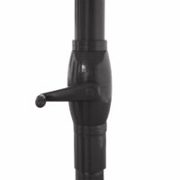 Alu-Sonnenschirm Meran Pro ohne Volant Ø 5m ~ creme