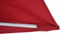Alu-Sonnenschirm halbrund Parla 270cm bordeaux
