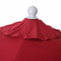 Alu-Sonnenschirm halbrund Parla 270cm bordeaux