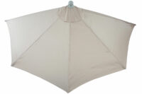 Alu-Sonnenschirm halbrund Parla ~ 270cm creme