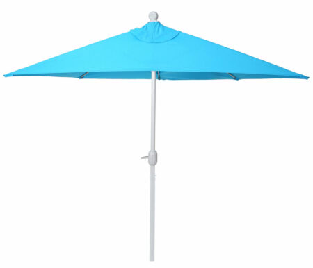 Alu-Sonnenschirm halbrund Parla 270cm türkis