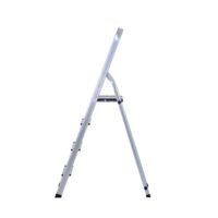 Aluleiter Stehleiter Leiter 4 Stufen mit Haltegriff