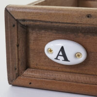 Apotheker-Schrank HWC Kommode Holz massiv 129x55x38cm