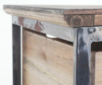 Apotheker-Schrank HWC Kommode Holz massiv 143x56x33cm