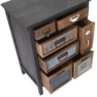 Apotheker-Schrank HWC Kommode Holz massiv 78x55x35cm