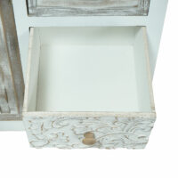 Apothekerkommode Apothekerschrank Shabby Chic 92x88x35cm weiss