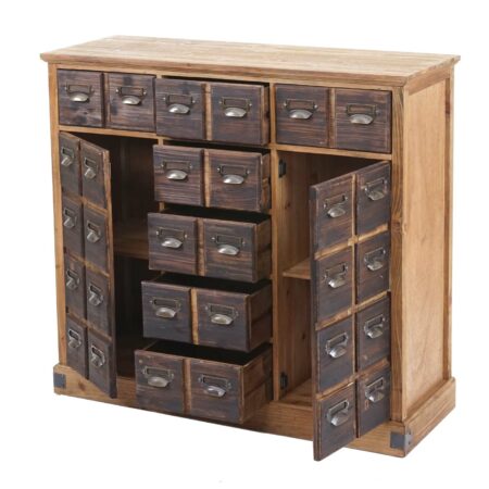 Apothekerkommode Apothekerschrank Tanne Holz massiv