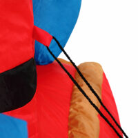 Aufblasbarer Weihnachtsmann Schlitten 240x155 cm beleuchtet XXL