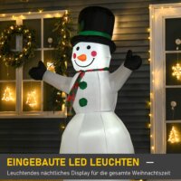 Aufblasbarer XL Schneemann 193cm beleuchtet