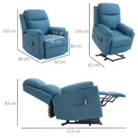 Aufstehsessel Fernsehsessel mit Aufstehhilfe Liegefunktion