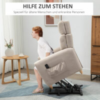 Aufstehsessel Fernsehsessel mit Aufstehhilfe Liegefunktion
