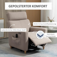 Aufstehsessel Fernsehsessel mit Aufstehhilfe Liegefunktion