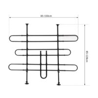 Auto Hundegitter Schutzgitter Gepäckgitter verstellbar