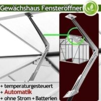 Automatischer Fensteröffner für Garten & Gewächshäuser