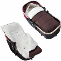 Babyfusssack Winterfusssack braun - 90cm