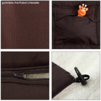 Babyfusssack Winterfusssack braun - 90cm