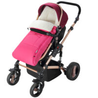 Babyfusssack Winterfusssack rosa- 90cm