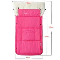 Babyfusssack Winterfusssack rosa- 90cm