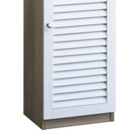 Badezimmerhochschrank mit 6 Regalfächern 34 x 26 x 170 cm