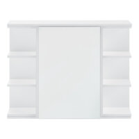 Badezimmerschrank Harstad 64x80x20 cm Weiss