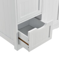 Badezimmerschrank Locust 81x55x30 cm Weiss