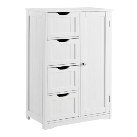 Badezimmerschrank Locust 81x55x30 cm Weiss