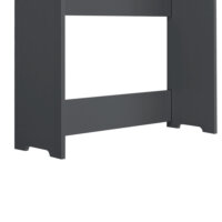 Badezimmerschrank Storfors 155x62x20 cm WPC Dunkelgrau