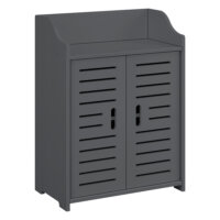 Badezimmerschrank Trosa 62x45x25 cm WPC Dunkelgrau