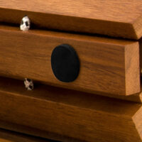 Badmatte Badezimmerteppich aus Akazienholz