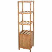 Badregal HWC-B18 Bambus ~ 140x36x34cm