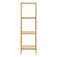 Badregal Lierne mit 4 Ablagen 33x33x110cm Bambus