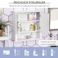 Badschrank Küchenschrank Hängeschrank 60 x 198 x 58 cm