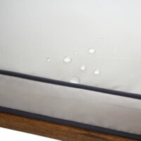 Balkon Sitzgarnitur Akazienholz massiv ~ mit Kissen