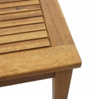 Balkon Sitzgarnitur Akazienholz massiv ~ mit Kissen