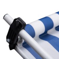 Balkonmarkise 300 x 150cm Blau Sonnenstore Teleskop