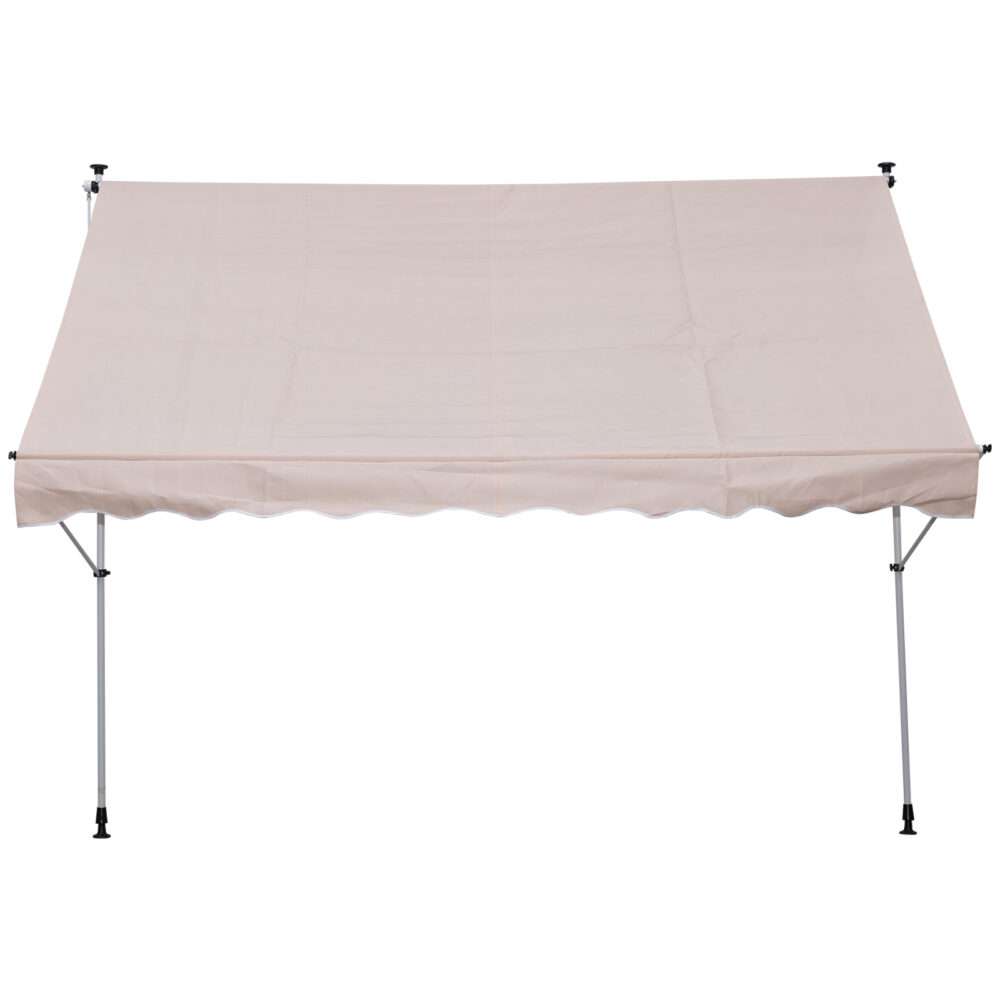 Balkonmarkise Sonnenstore Teleskop 200 x 150cm Beige