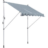 Balkonmarkise Sonnenstore Teleskop 200 x 150cm Grün