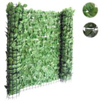 Balkonsichtschutz Buchenhecke Sichtschutz 300x100cm hell