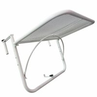 Balkontisch Hängetisch Balkonhängetisch weiss