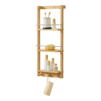Bambus Wandregal Lidingö 29x10x70cm